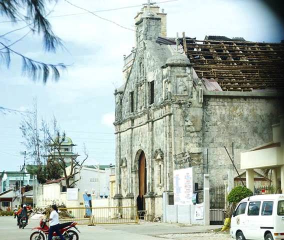 Even churches were not spared by Yolanda. 
